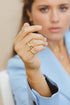 L'AMOUR PINKY RING ZILVER